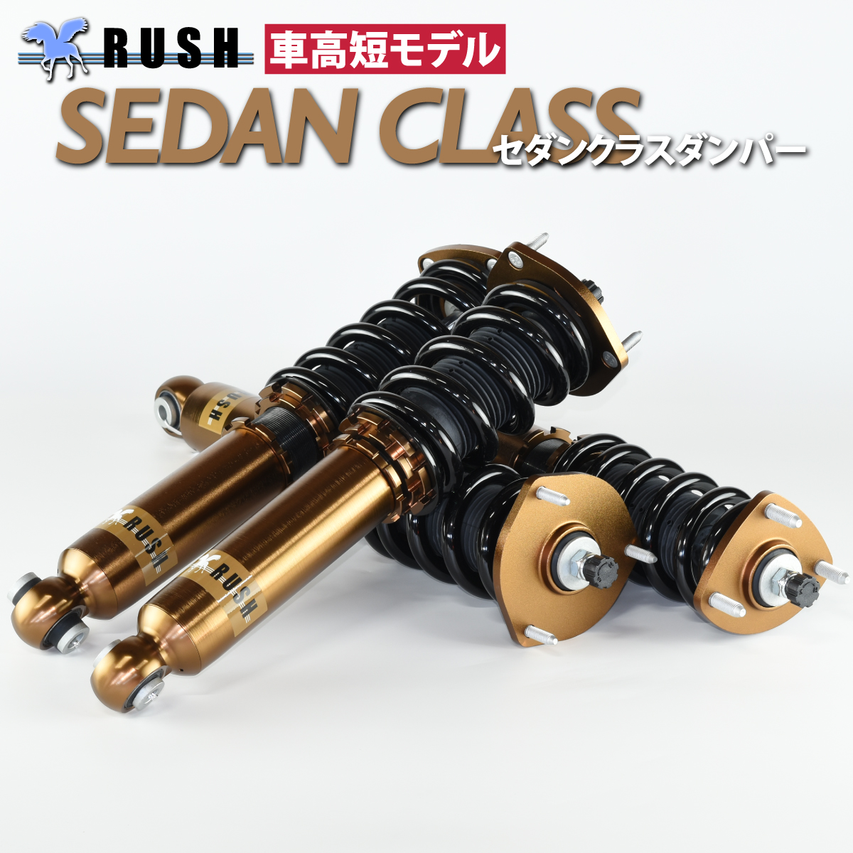 SXE10/GXE10 アルテッツァ 前期/後期【RUSH車高調 SEDAN CLASS