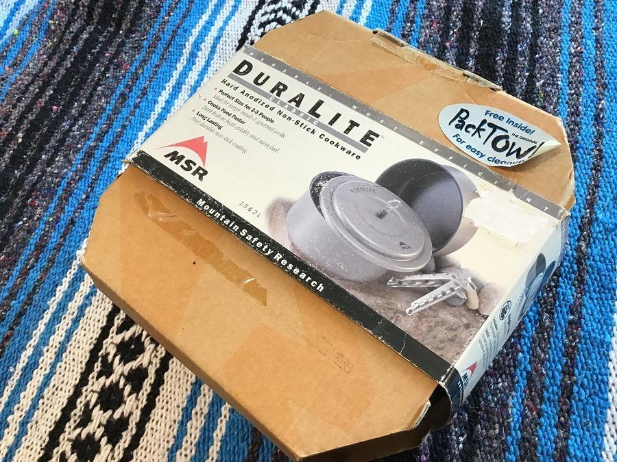 MSRのDURALITE(デュラライト)クラシッククックセットのデットストック