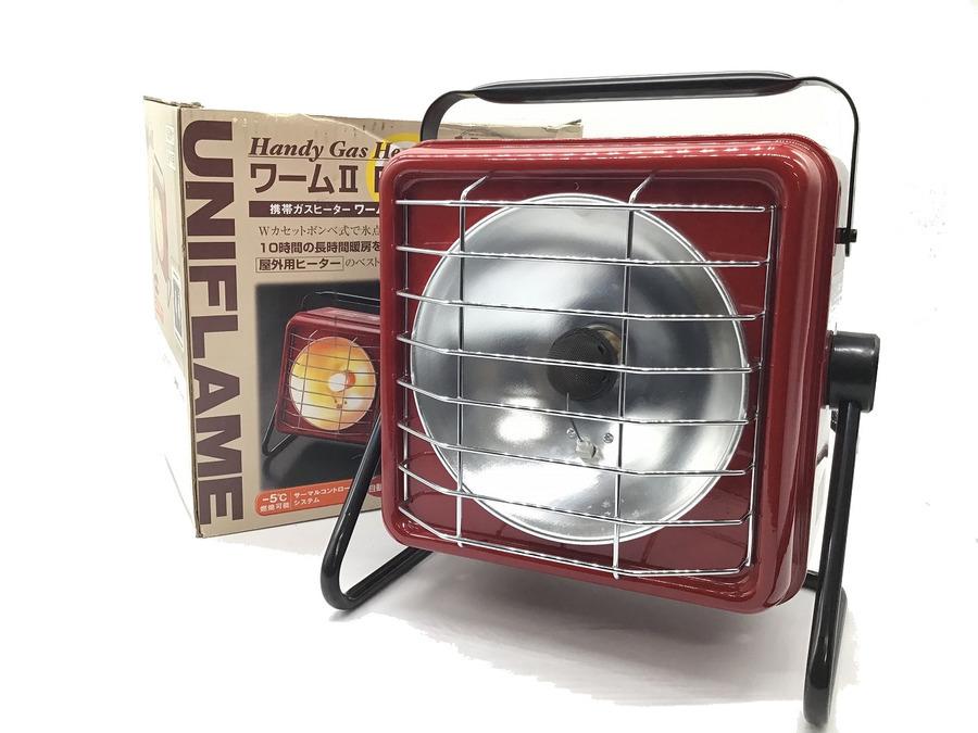 UNIFLAME(ユニフレーム)の氷点下でも確実に暖を取れるハンディガス