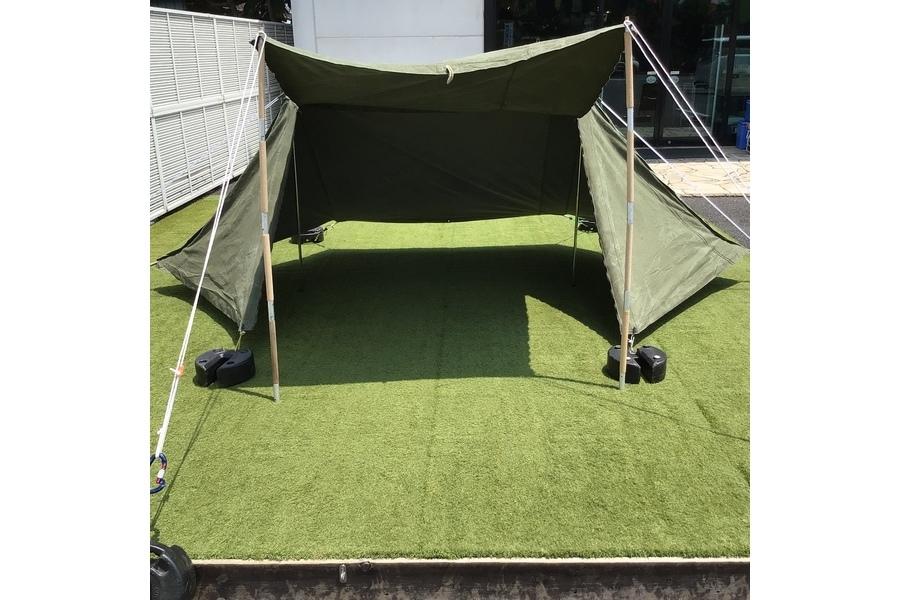 話題の軍幕パップテント！アメリカ軍ジップ加工ポールセットが入荷
