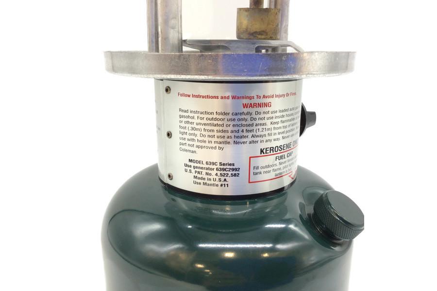 Coleman(コールマン)から製造されている唯一のケロシンランタン「639C