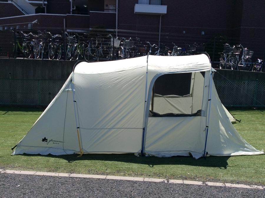 簡単設営♪ロゴスのグランベーシックトンネルドームXL-AG[2020.04.19