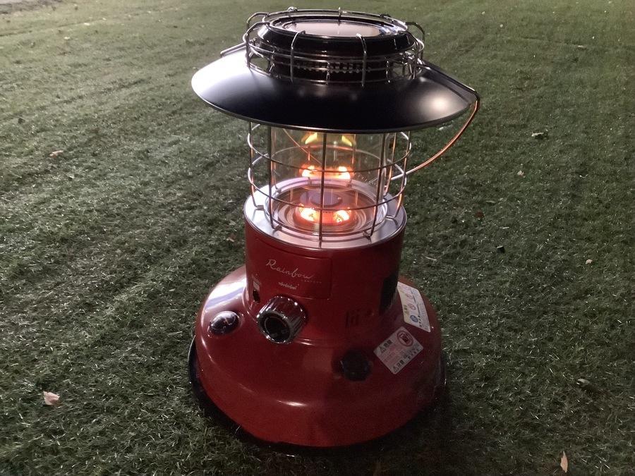 7色に輝くお洒落ストーブ「レインボーストーブ/RL-250」[2021.11.25