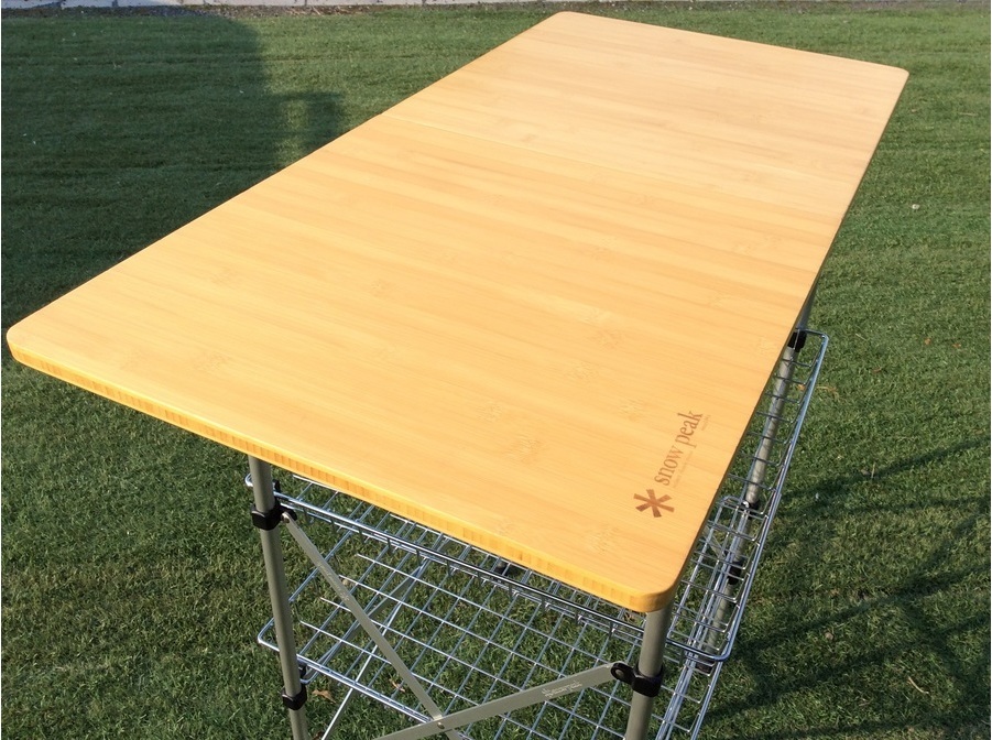 スノーピークの廃盤アイテム！フィールドキッチンテーブル竹が入荷しま