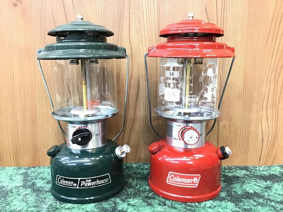 歴代ランタン大集合!?コールマン290ミレニアムランタン入荷！【TF