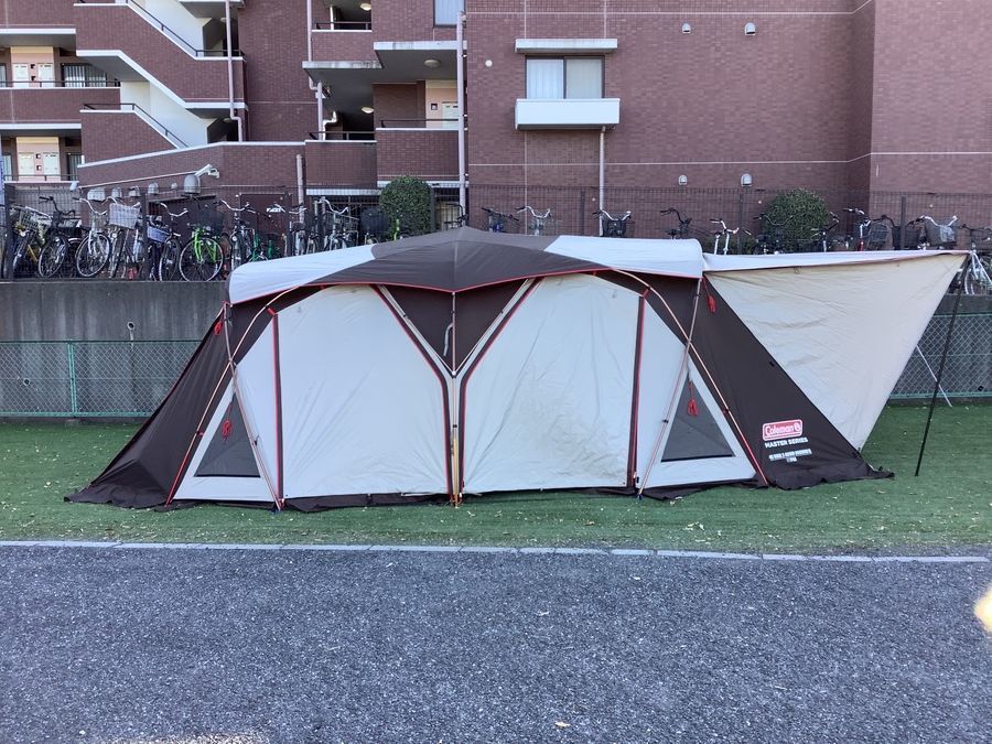 コールマンの大型2ルーム4Sワイド2ルームコクーンⅢが未使用でお得に