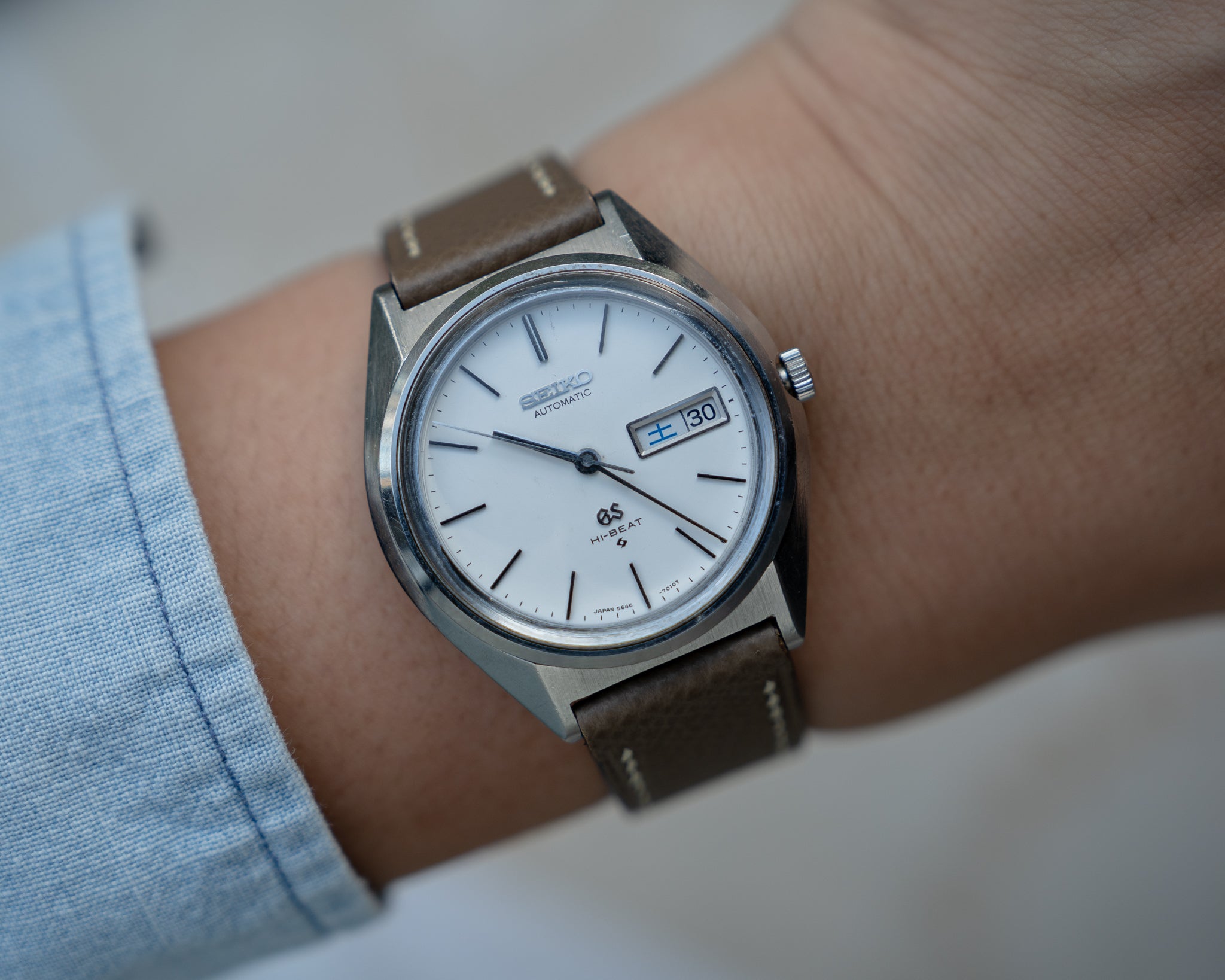 グランドセイコー 5646-7010 ハイビート オートマチック 1970年8月