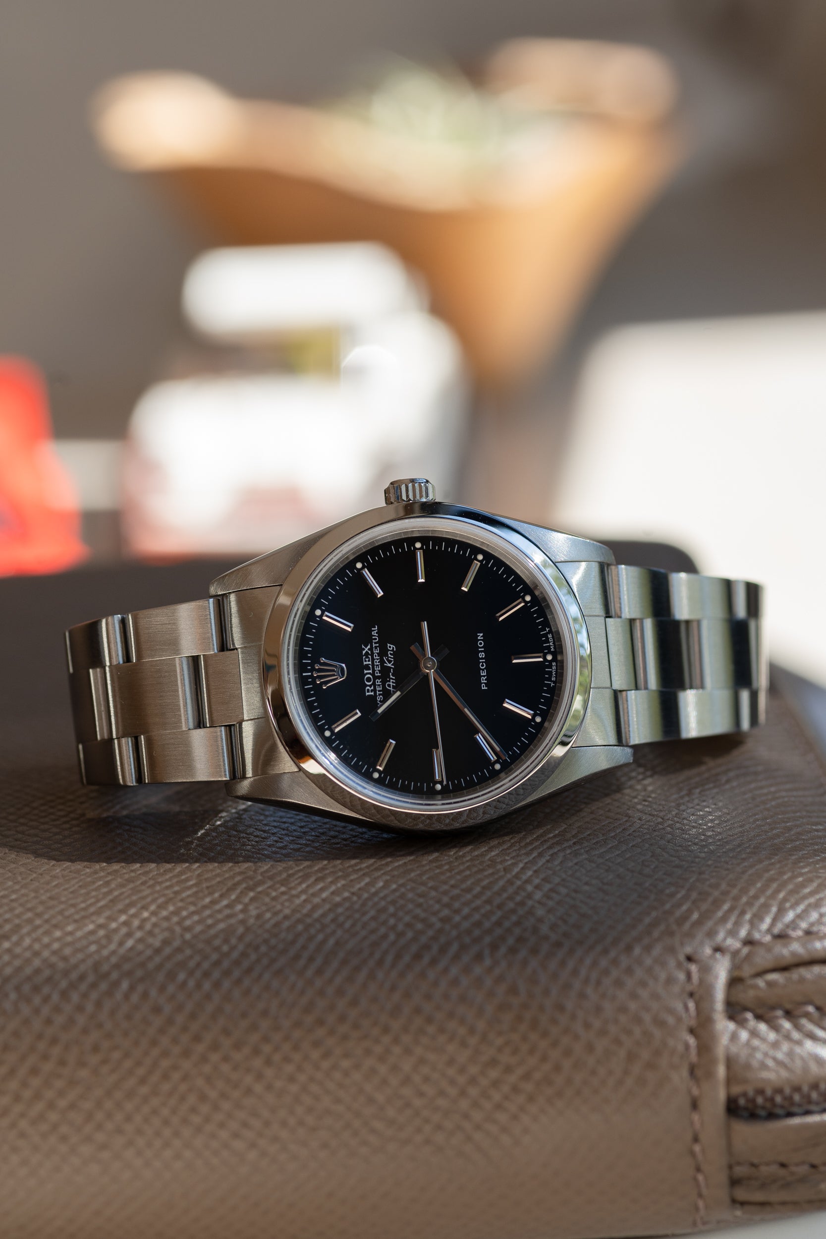 ロレックス エアキング 14000 ブラックダイヤル 1997年製 – Special Dial