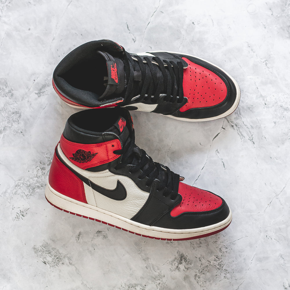 Jordan 1 Retro High OG Bred Toe – Swest Kicks