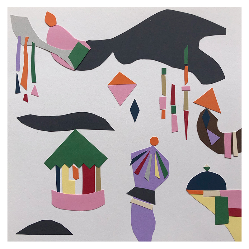 Paper Collage 'Tivoli' - Charlotte Swiden