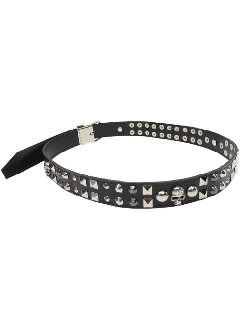 CDJapan : BLACK PUNK STUDS Belt (F) SD19047-101 SEX POT ReVeNGe