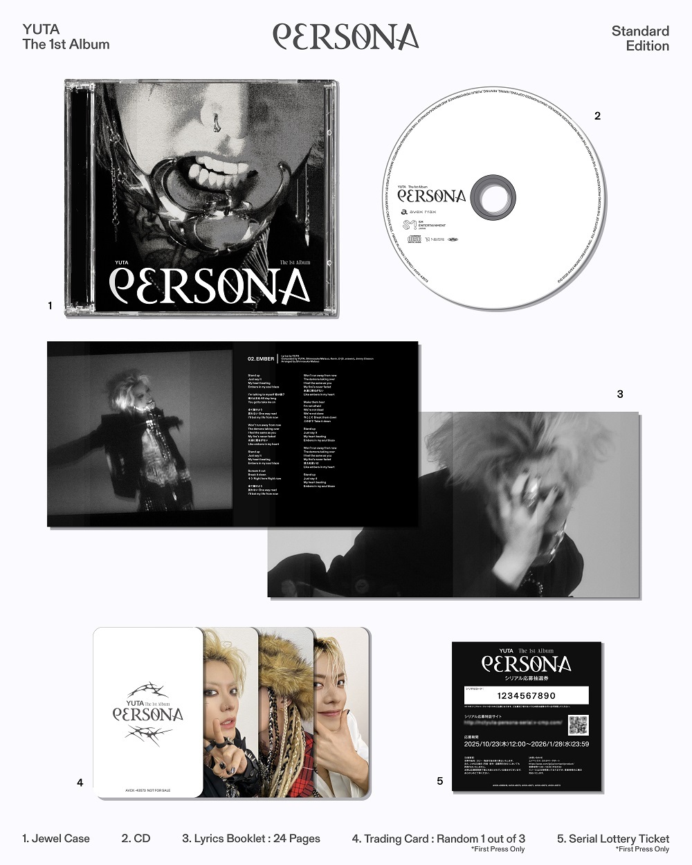 CDJapan : PERSONA [Regular Edition] YUTA CD Album