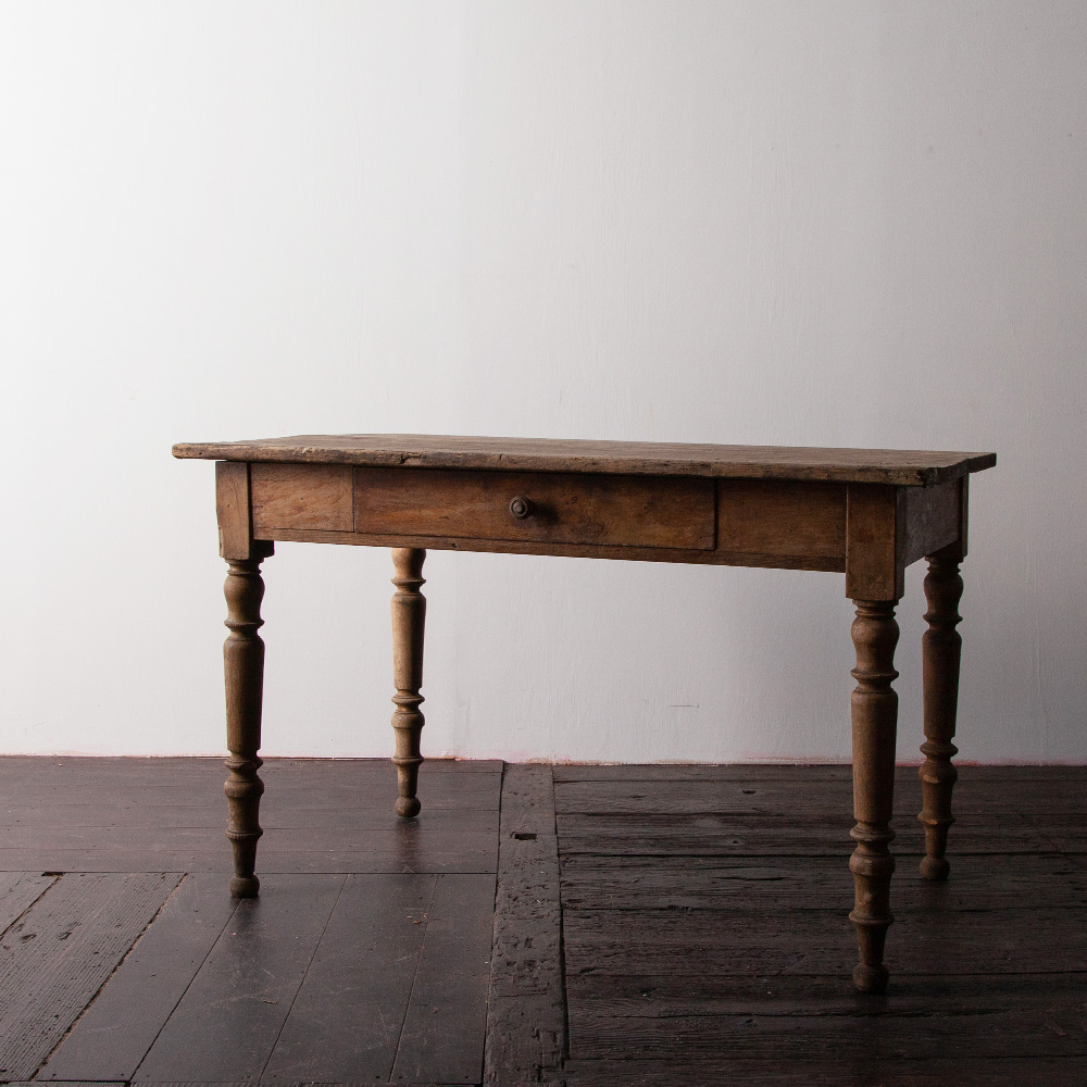 stoop | French Antique Table with a Drawer