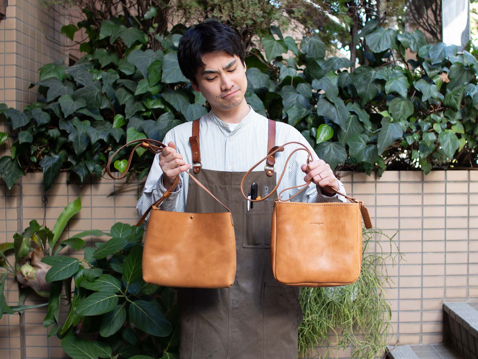 ショルダーバッグ比較！ 横トリムS、コッコレ 編 |analogico（アナロジコ）