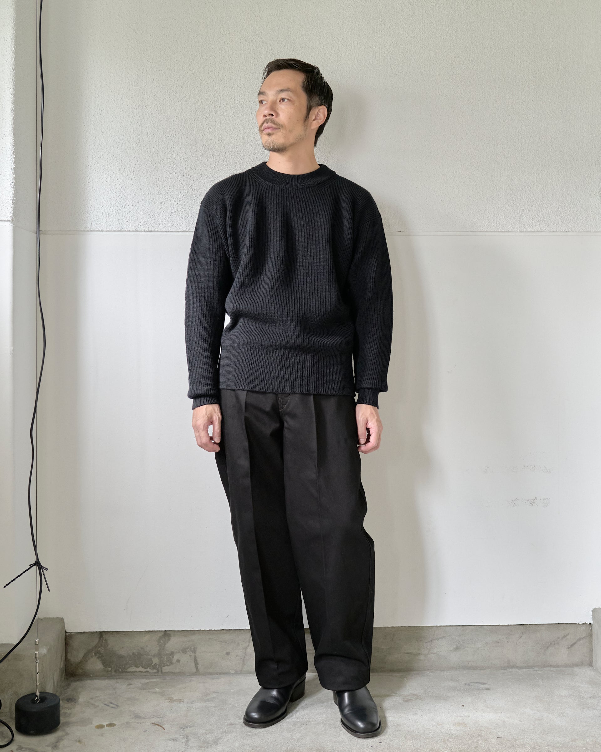 BOXY ROUND NECK SWEATER – STORE N