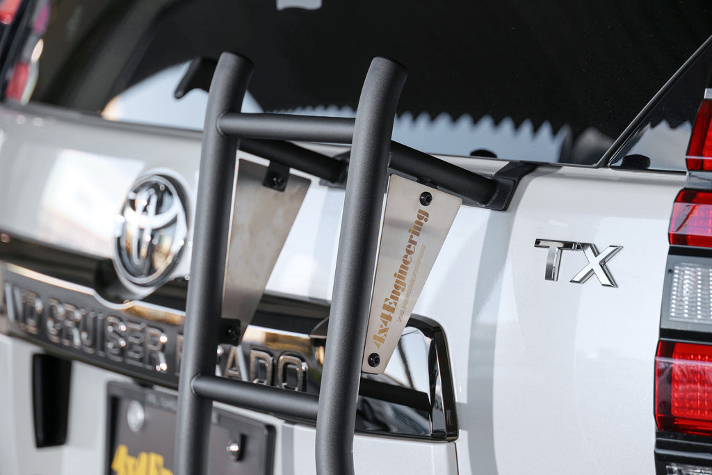 ランドクルーザー150プラド用リアラダー【ステンレス/艶消しブラック