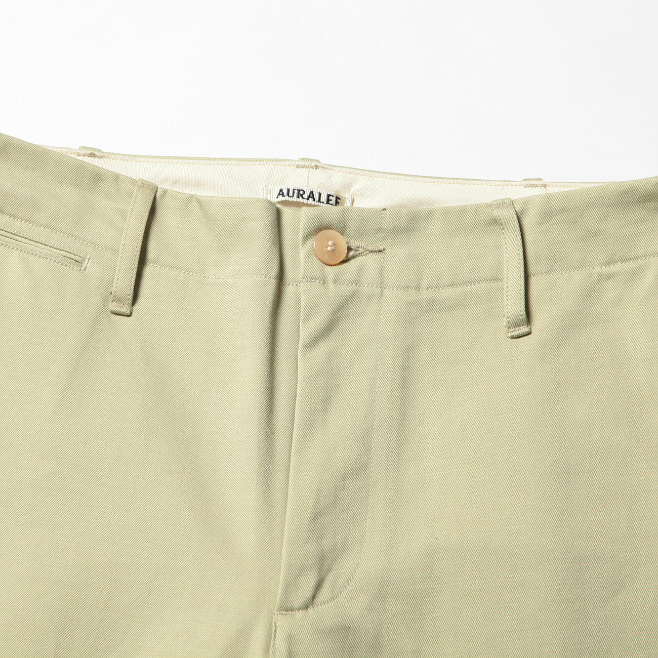 AURALEE / オーラリー | WASHED FINX LIGHT CHINO PANTS (メンズ