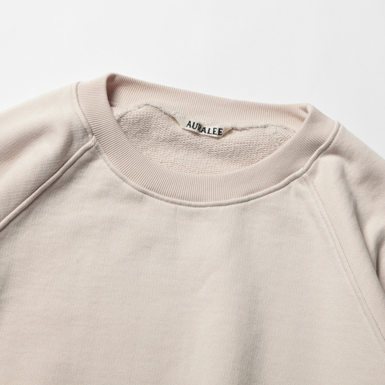 AURALEE / オーラリー | SMOOTH SOFT SWEAT P/O (メンズ) - Light Pink