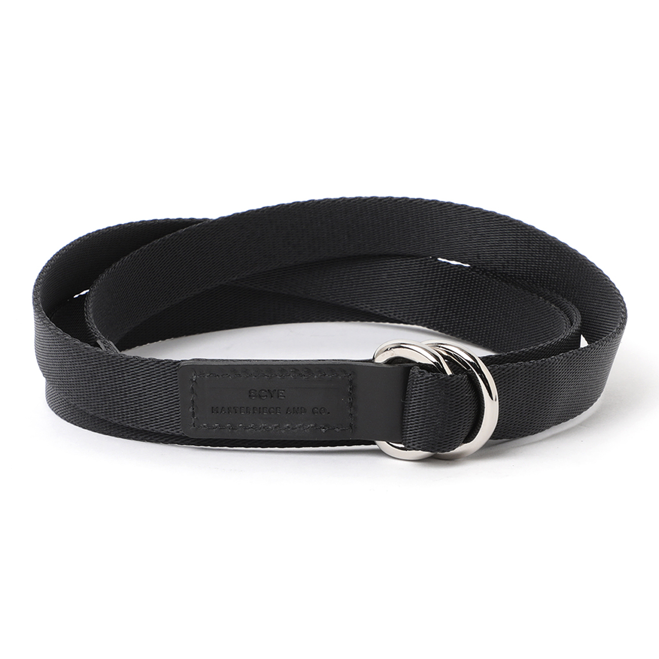 Scye / サイ | Silky Tape Double Ring Belt - 019/クロ | 通販 - 正規