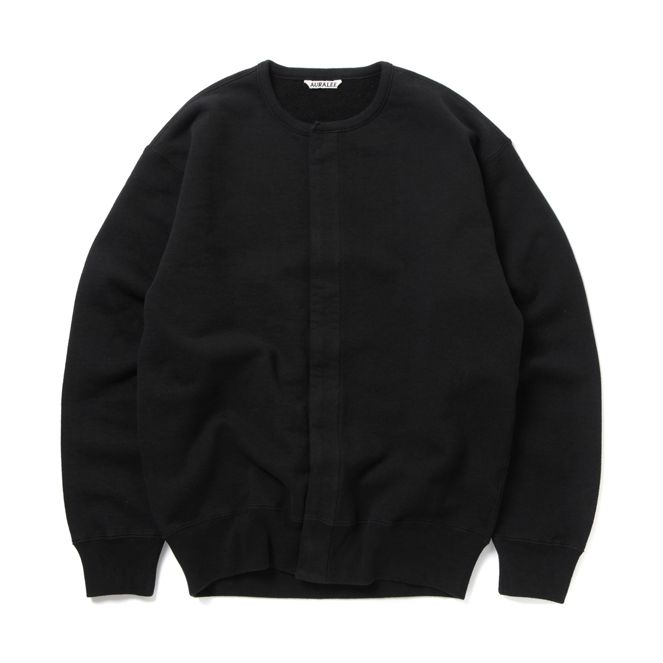 AURALEE / オーラリー | HEAVY BD SWEAT CARDIGAN (メンズ) - Black