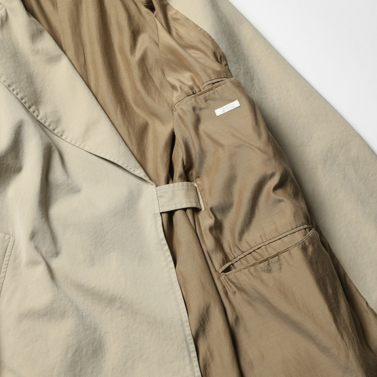 COMOLI / コモリ | ウォッシュド タイロッケンコート - Beige | 通販