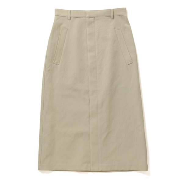 AURALEE / オーラリー | WOOL COTTON LINEN OX SKIRT (レディース