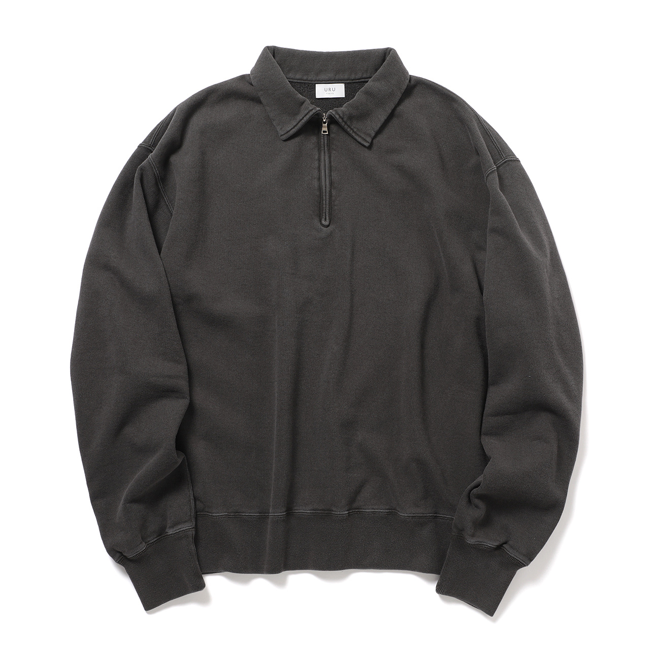 URU / ウル | HALF ZIP SWEAT - Black | 通販 - 正規取扱店 | COLLECT