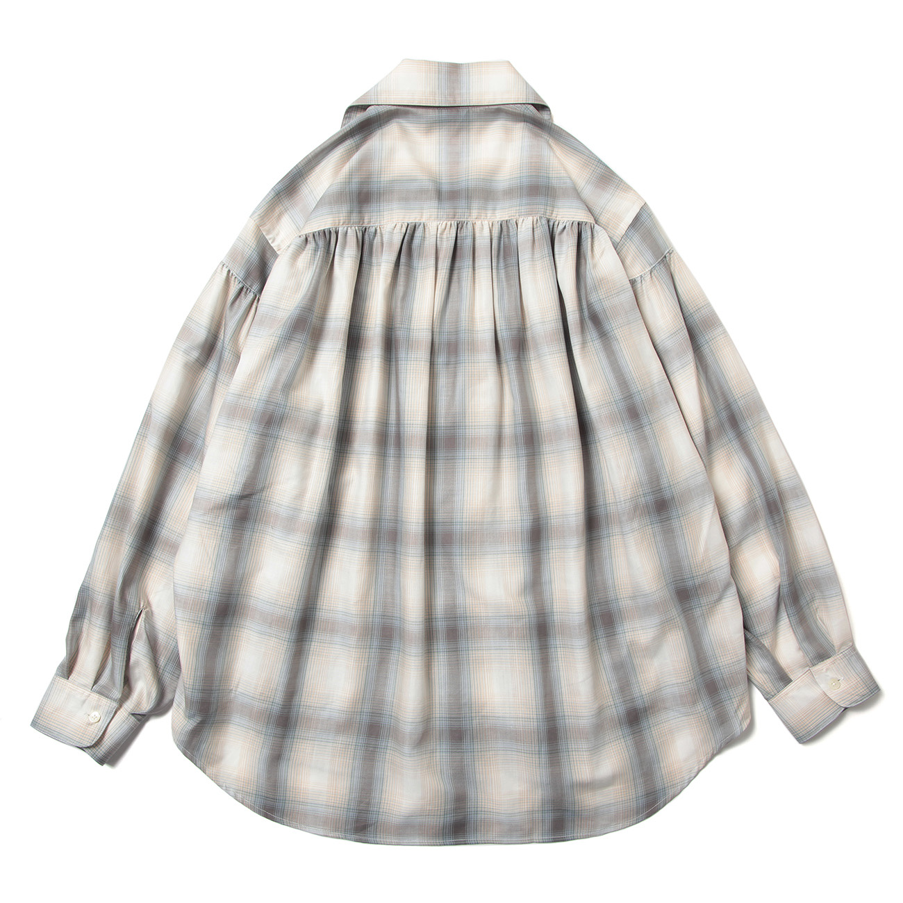 AiE / エーアイイー | Painter Shirt - C/LY Ombre Plaid - Sax | 通販