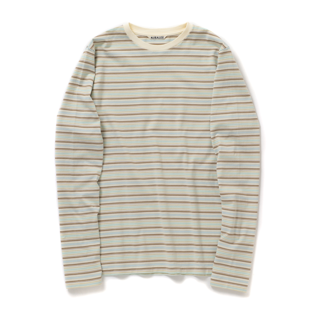 AURALEE / オーラリー | GRADIENT STRIPE JERSEY L/S TEE (レディース