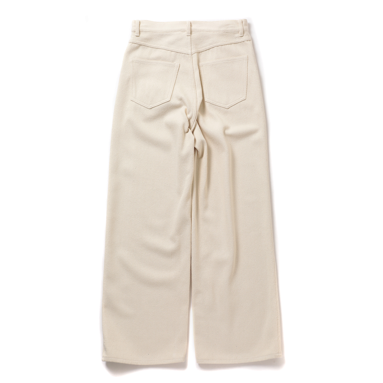 AURALEE / オーラリー | SILK NEP DENIM 5P WIDE PANTS (レディース