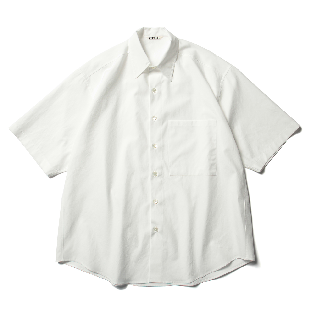 AURALEE / オーラリー | WASHED FINX TWILL BIG HALF SLEEVED SHIRTS