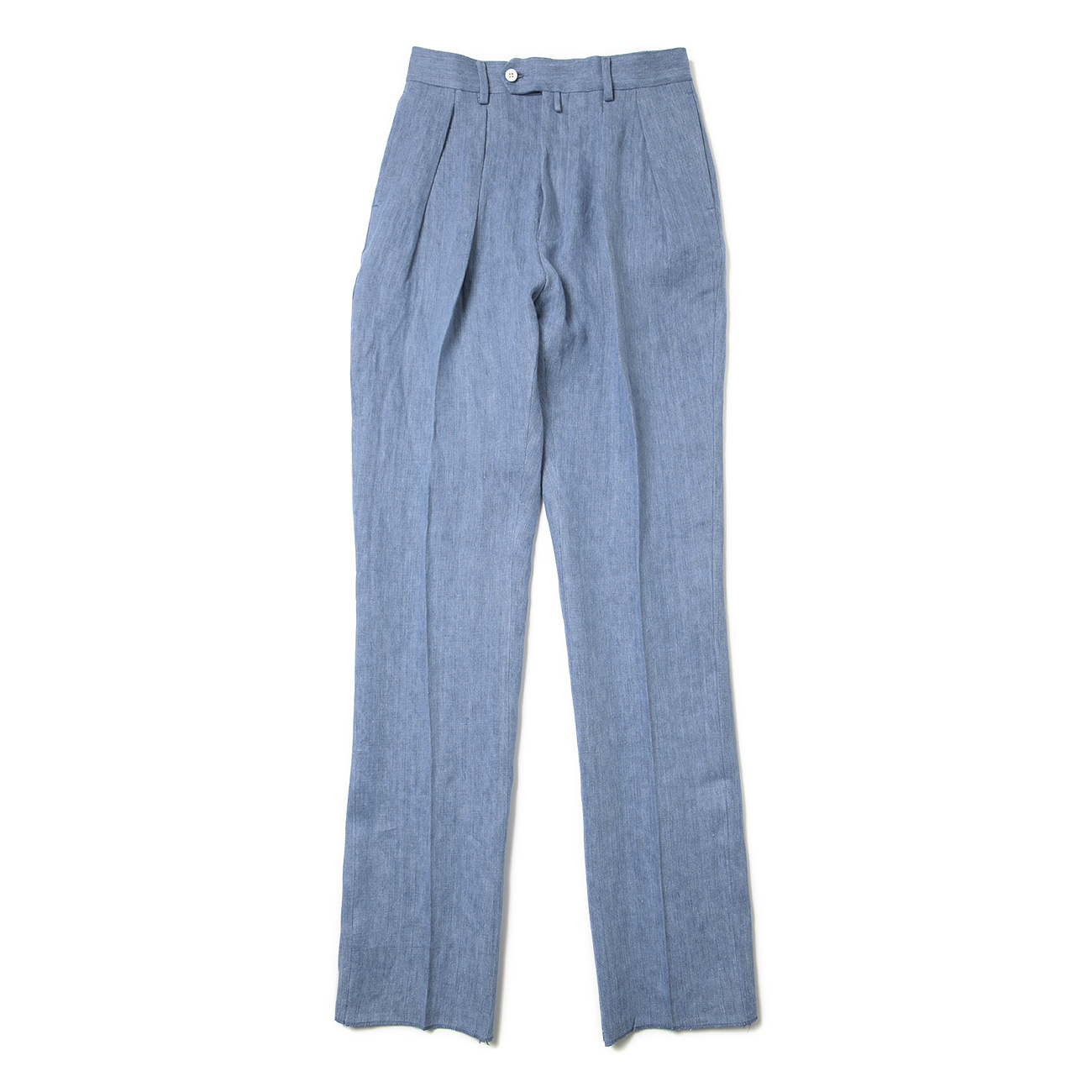 NEAT / ニート | LINEN BLEACH DENIM / Standard Type 1 - Light Blue