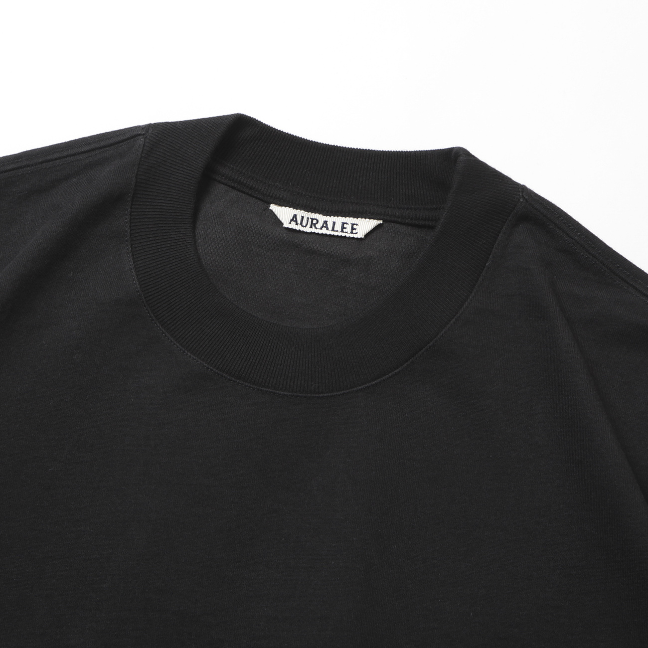 AURALEE / オーラリー | STAND-UP TEE (メンズ) - Black | 通販 - 正規