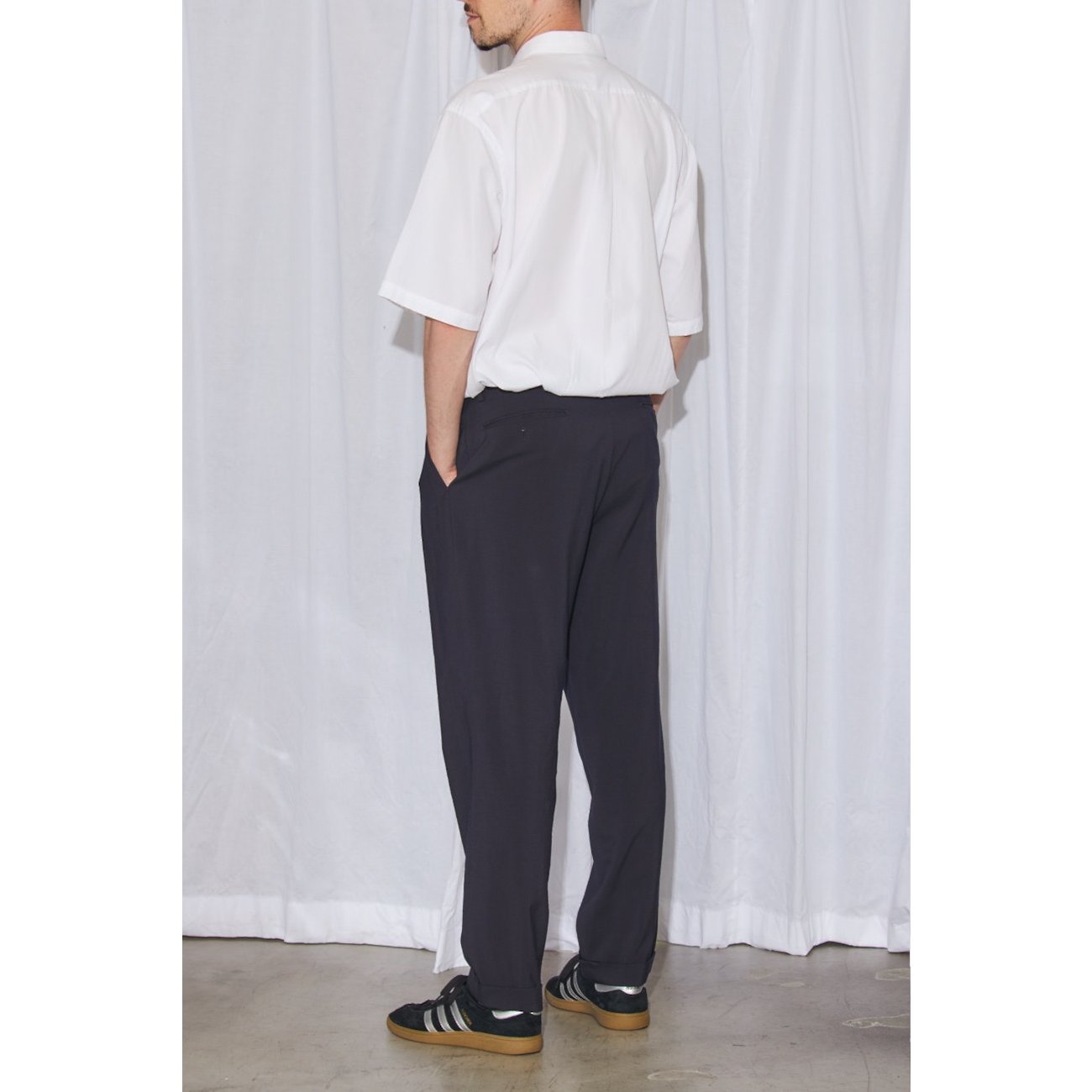 COMOLI / コモリ | コモリショートスリーブシャツ - Black | 通販