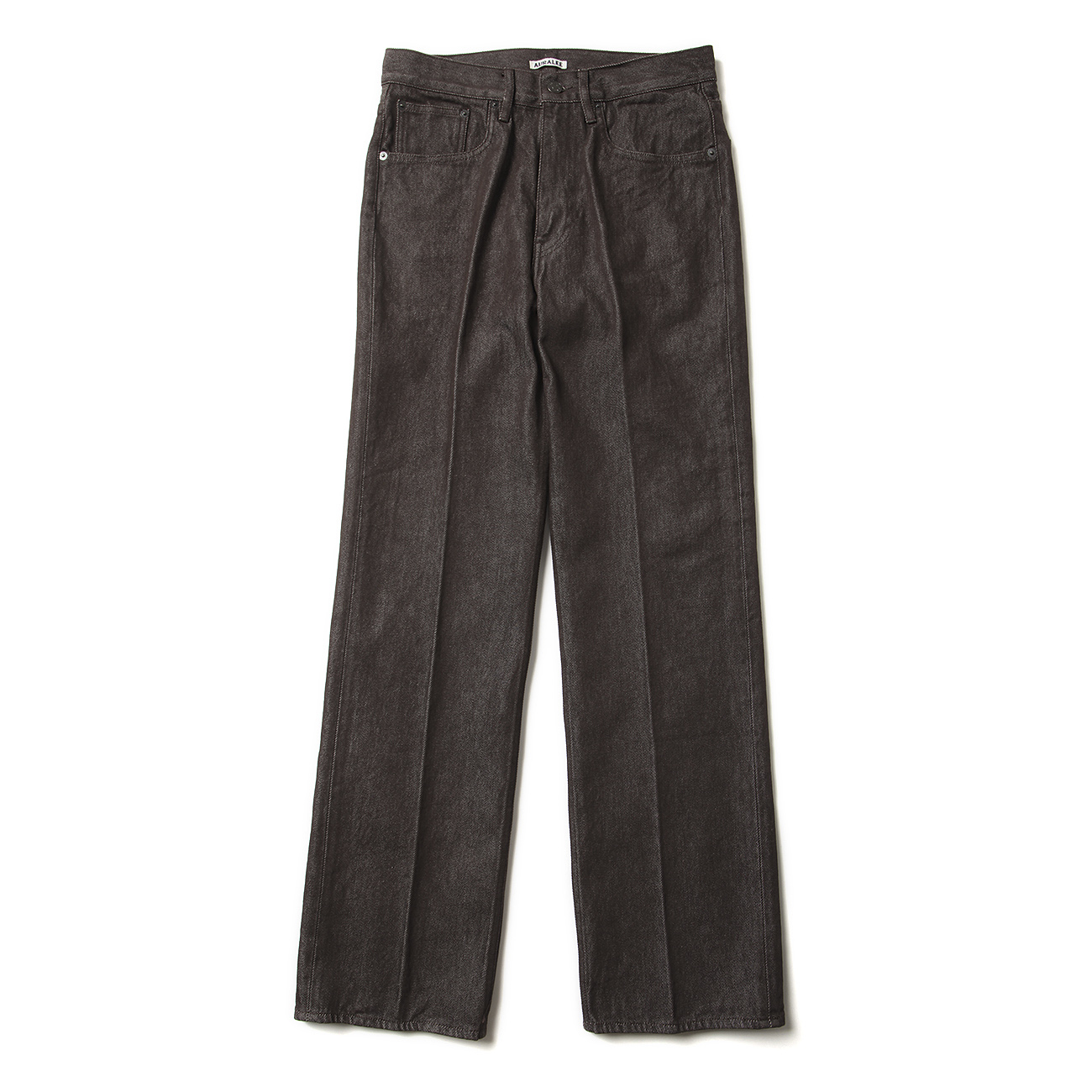 AURALEE / オーラリー | HARD TWIST DENIM 5P PANTS (メンズ) - Brown