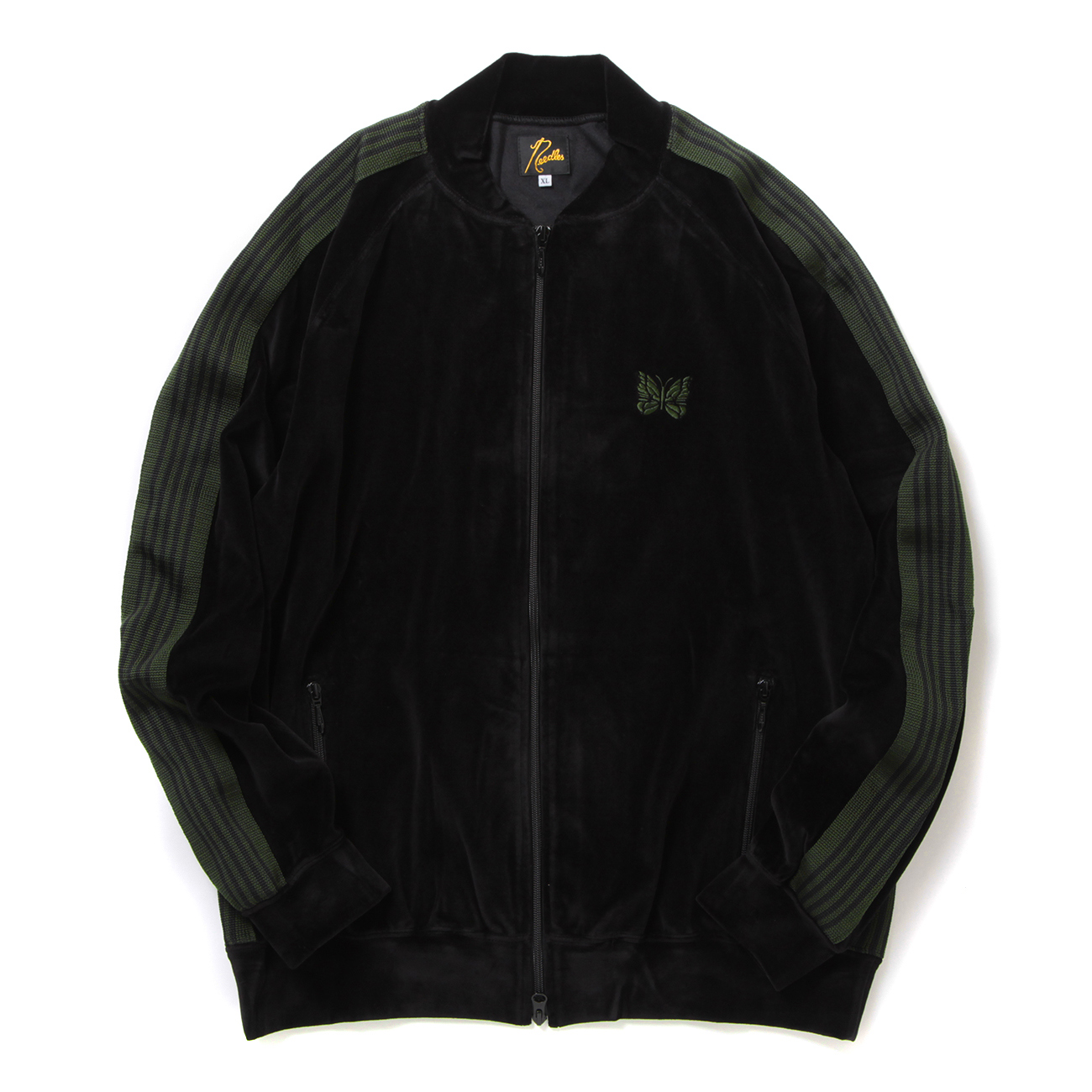 Needles / ニードルズ | R.C. Track Jacket - C/Pe Velour - Black