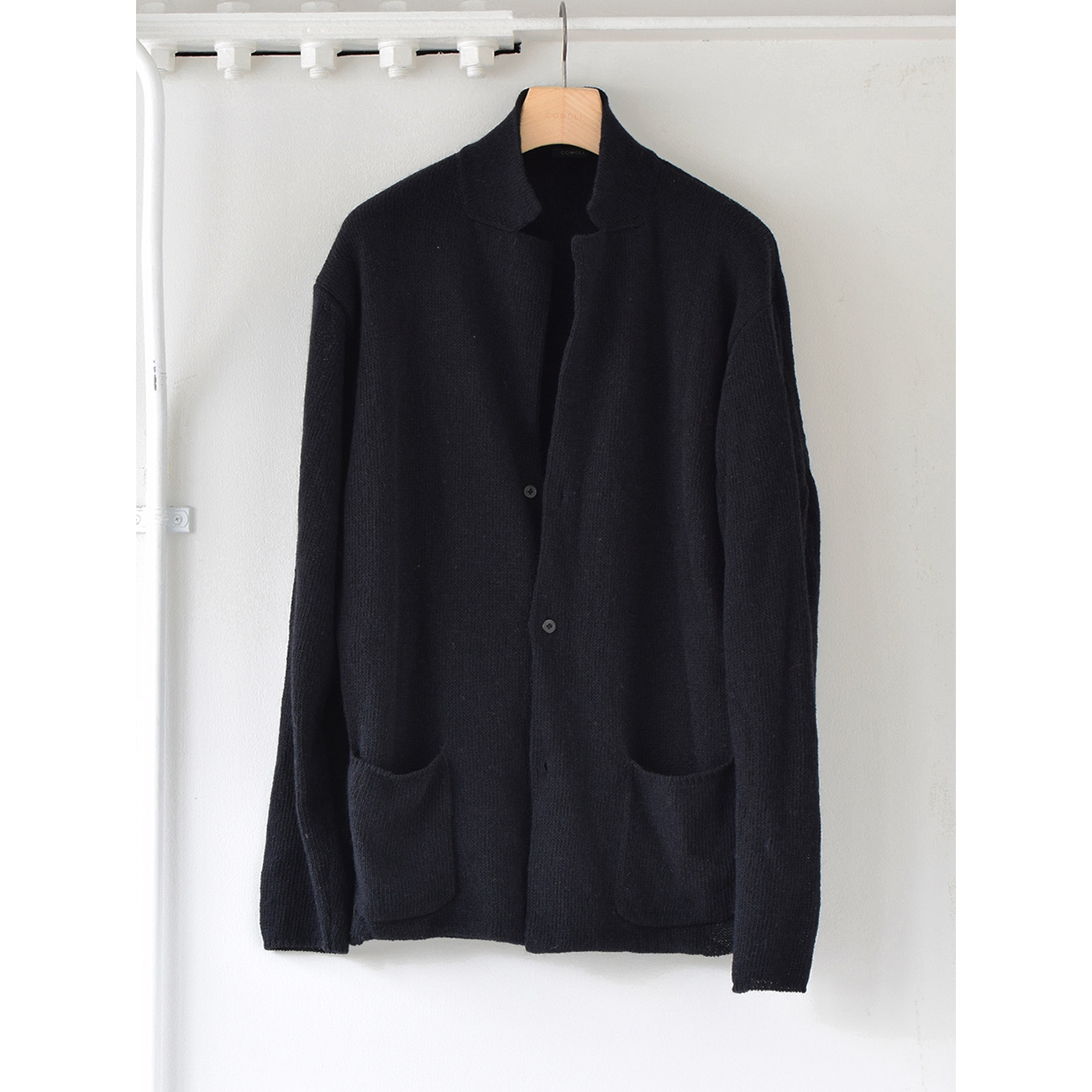 COMOLI / コモリ | カシミヤ ニットジャケット - Navy | 通販 - 正規
