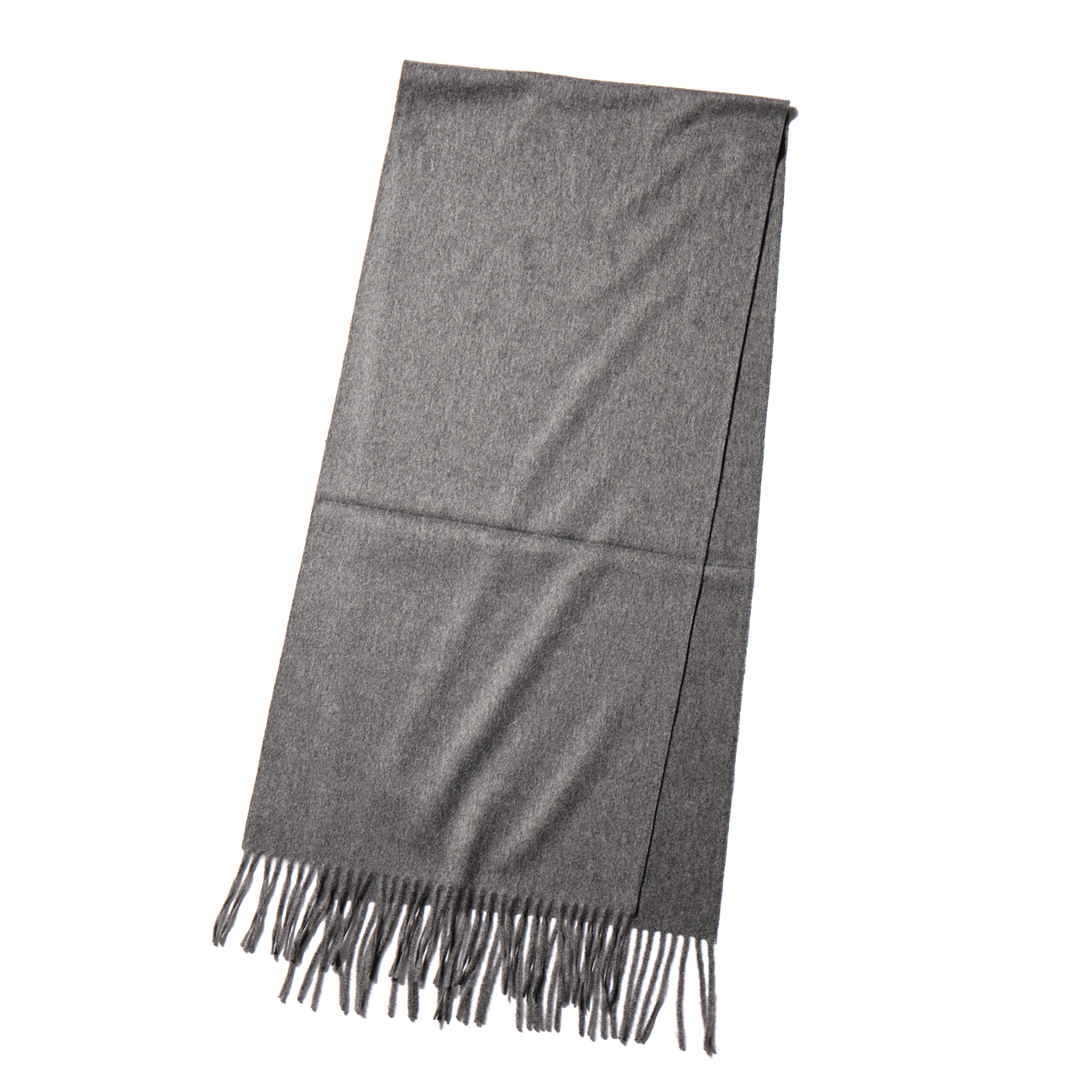 AURALEE / オーラリー | CASHMERE NARROW STOLE (メンズ) - Top Gray