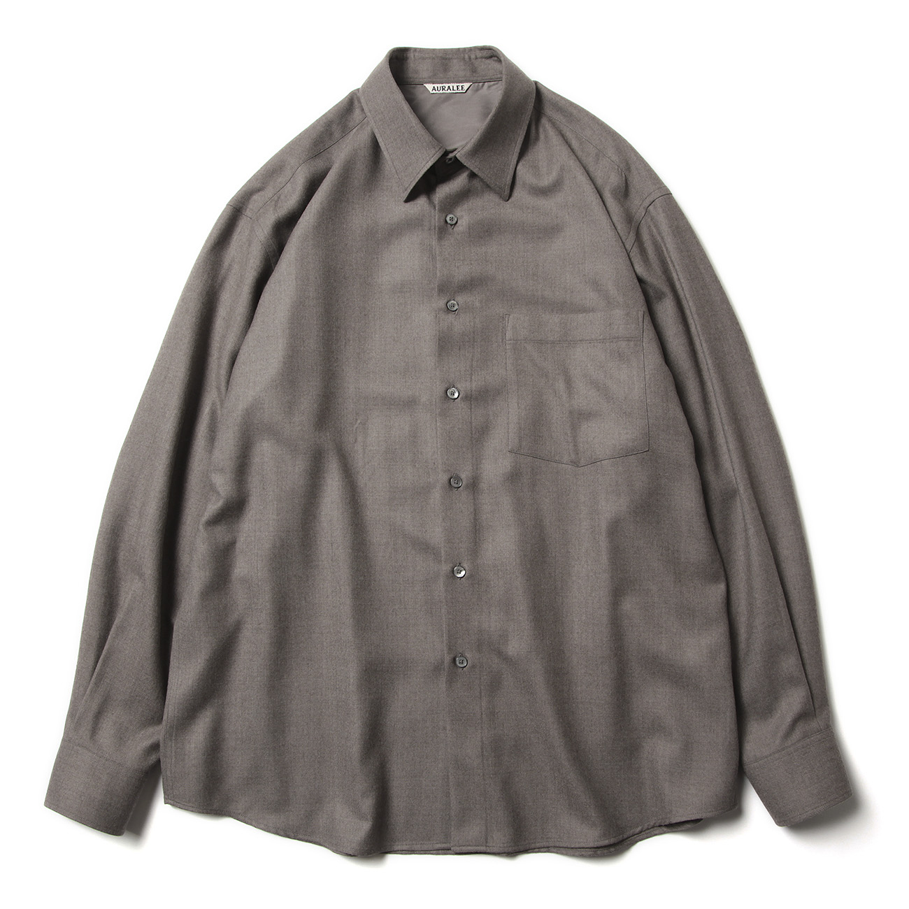 AURALEE / オーラリー | SUPER LIGHT WOOL SHIRTS (メンズ) - Top