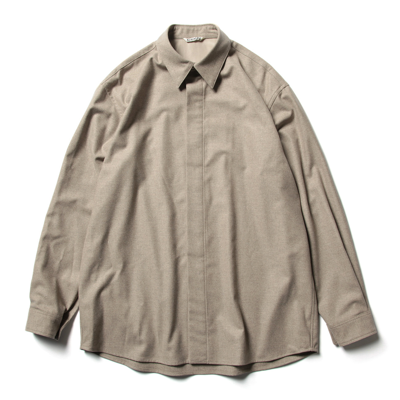 AURALEE / オーラリー | WOOL FULLING FLANNEL CLOTH SHIRTS (メンズ