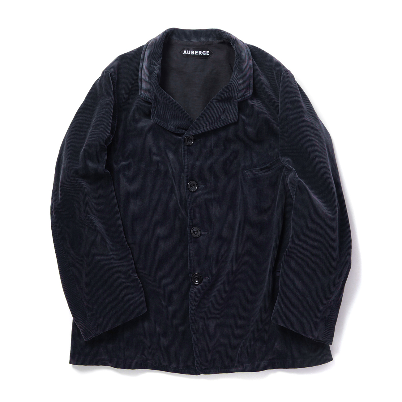 AUBERGE 美品 オーベルジュ ポロシャツ 44 ネイビー NIVEN30 ネイビー 42