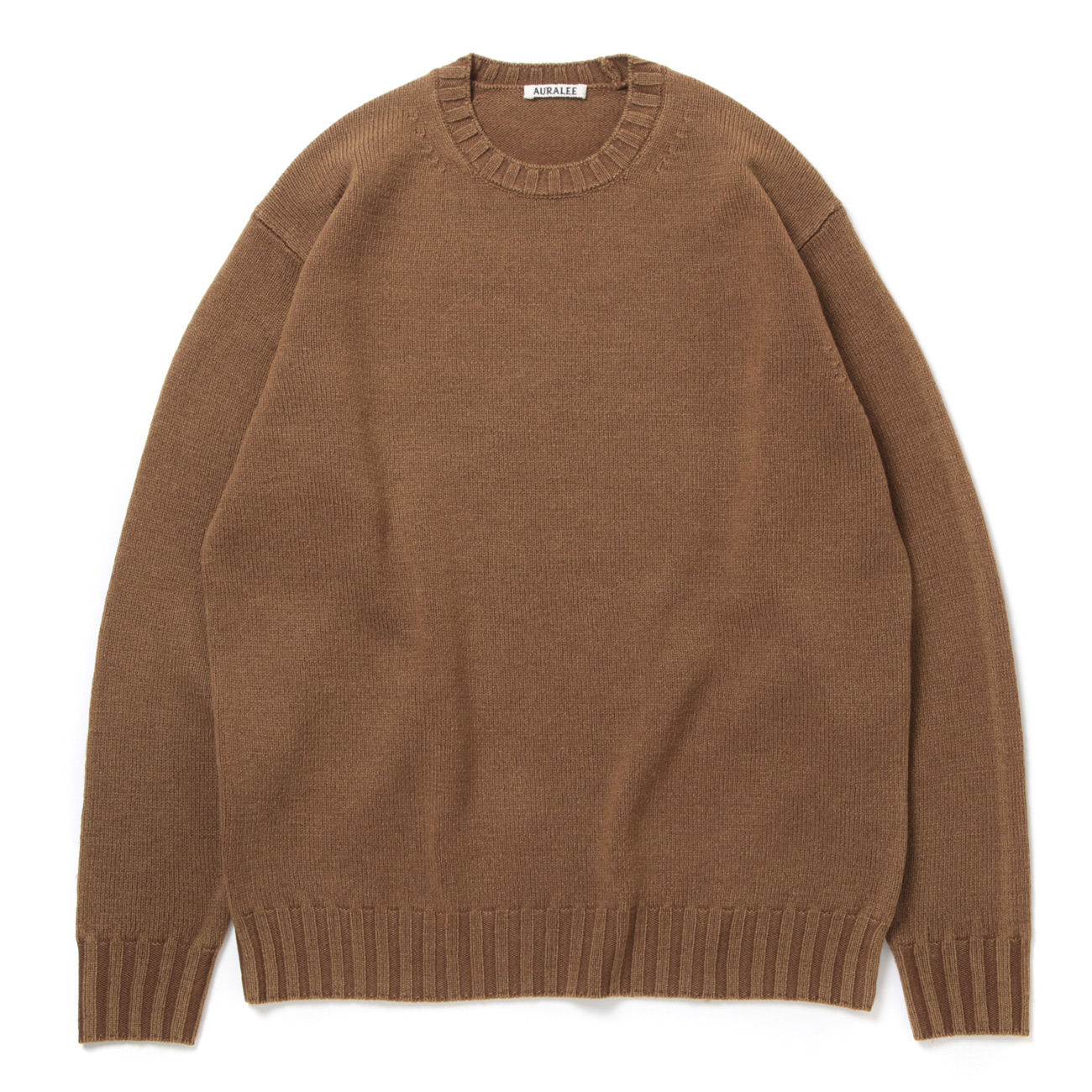 AURALEE / オーラリー | WASHED FRENCH MERINO KNIT P/O (メンズ