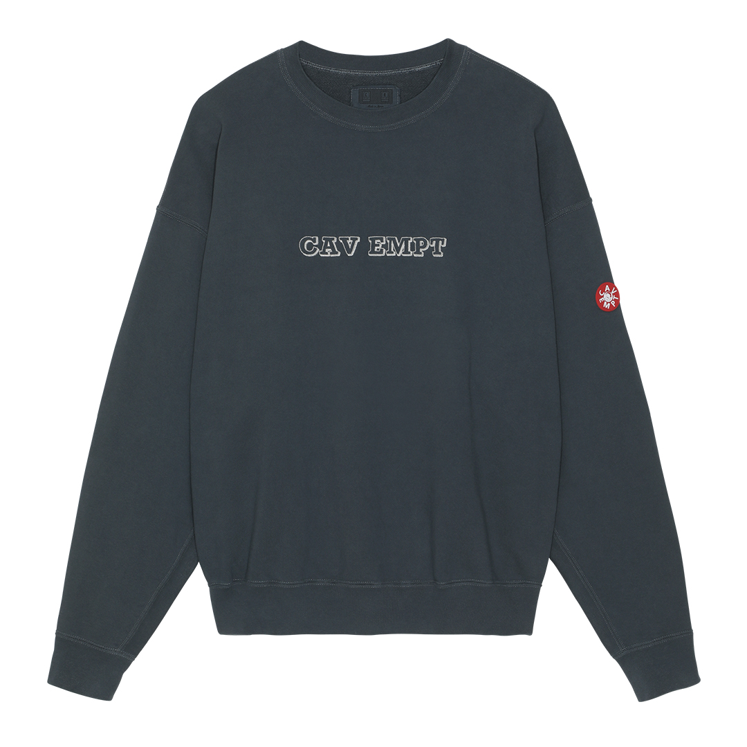 C.E / シーイー | OVERDYE CAV EMPT CREW NECK - Charcoal | 通販