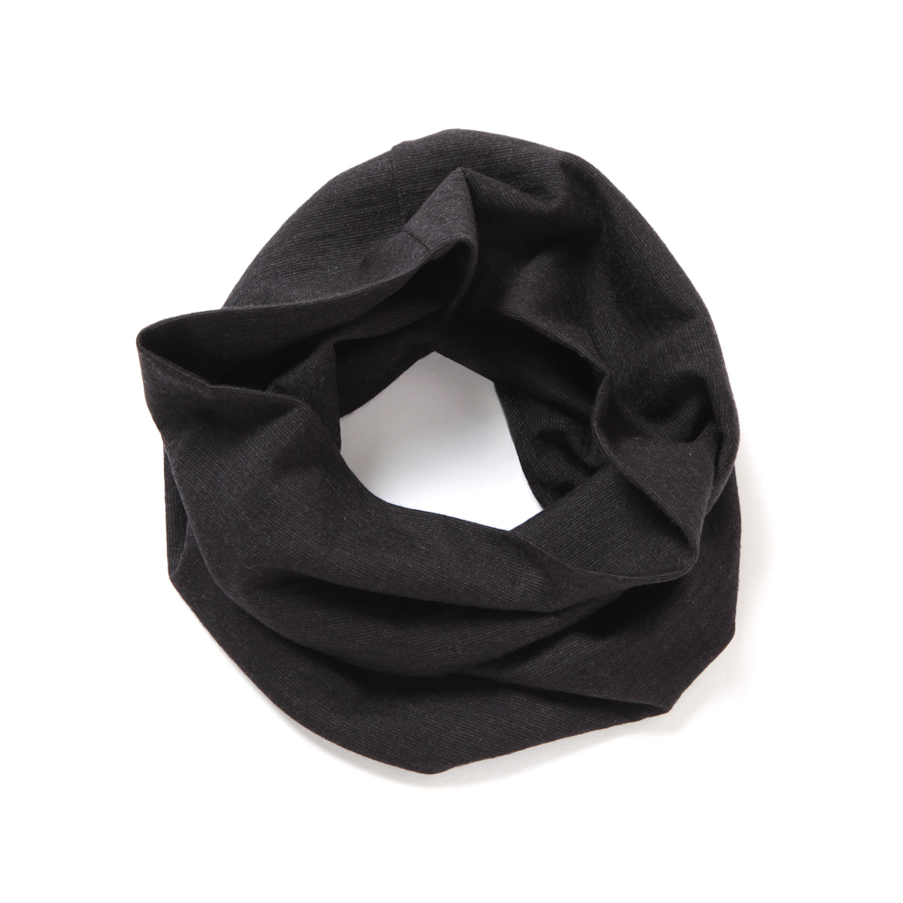 COMOLI / コモリ | ウール天竺 ネックウォーマー - Charcoal | 通販
