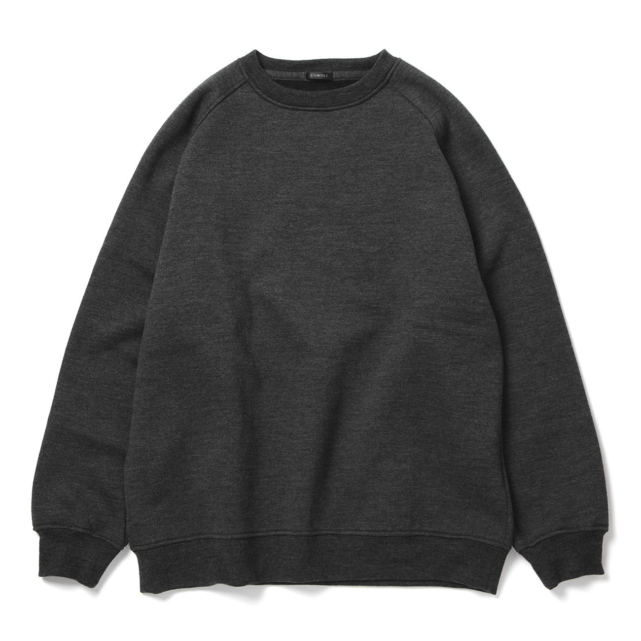 COMOLI / コモリ | W/C/Si 長袖クルー - Charcoal | 通販 - 正規取扱店
