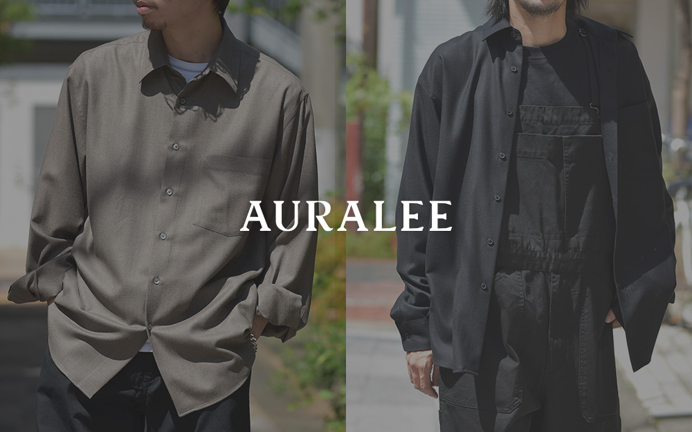 AURALEE / オーラリー | FINX LIGHT CORDUROY SHIRTS (メンズ) - Dark