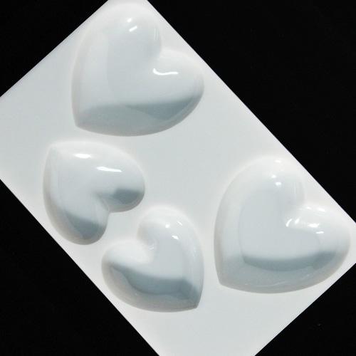 カカオバリー / チョコレートモールド「ボンボニエール（ハート)（8cm