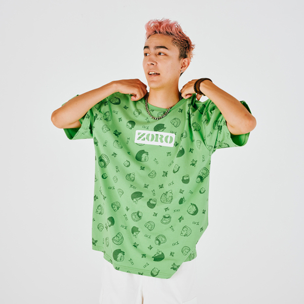 ワンピース】ZORO POP総柄 Tシャツ M: アパレル・バッグ｜東映
