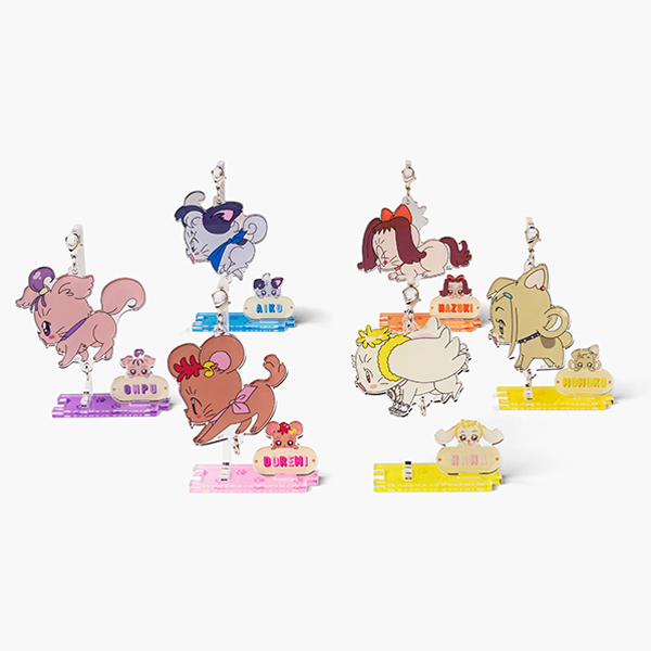 おジャ魔女どれみ】あにまるず 繋がるスイングアクリルチャーム 忠犬