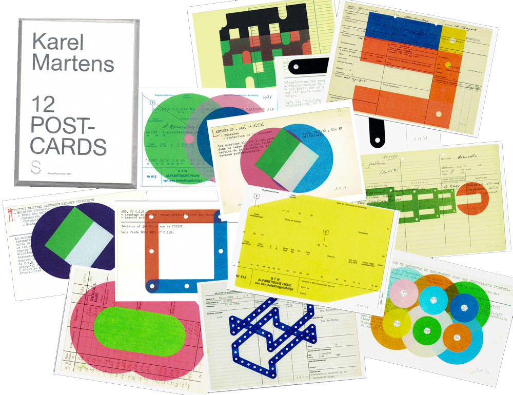 Karel Martens 12 Postcards Set／カレル・マルテンス ポストカード
